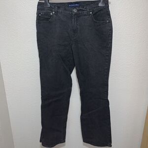 Bandolino Blu Women’s Caly Modern Bootcut Jeans Size 14 Black Mid Rise